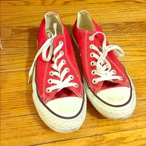 Classic Red Converse sneakers